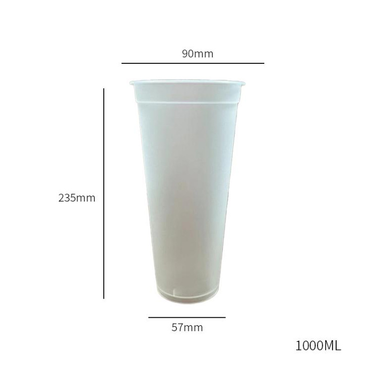 Gobelet PP imprimé de 1000 ml